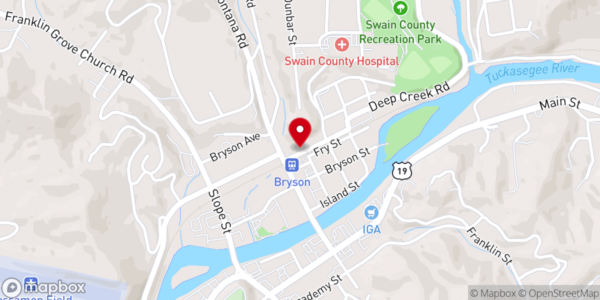 Map showing location of The Yard