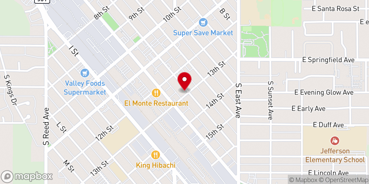 Map showing location of Sts. Sahag-Mesrob Armenian Church