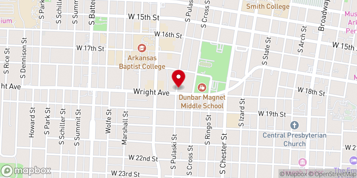 Map showing location of Union AME Church