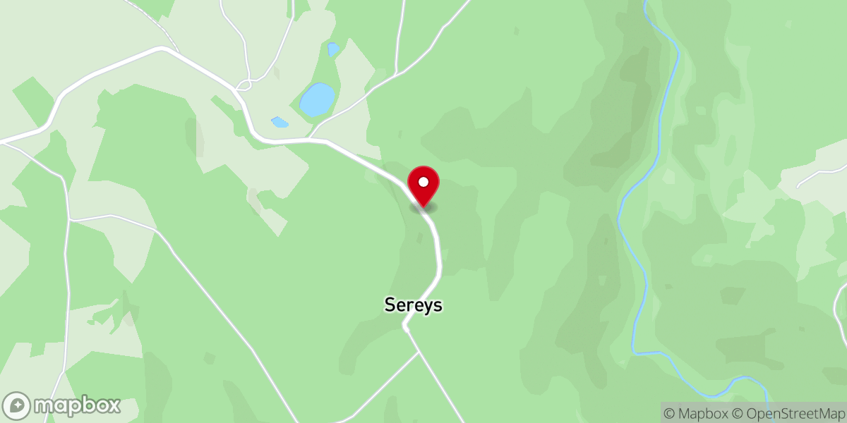 Map showing location of monastère Notre-Dame de Sereys