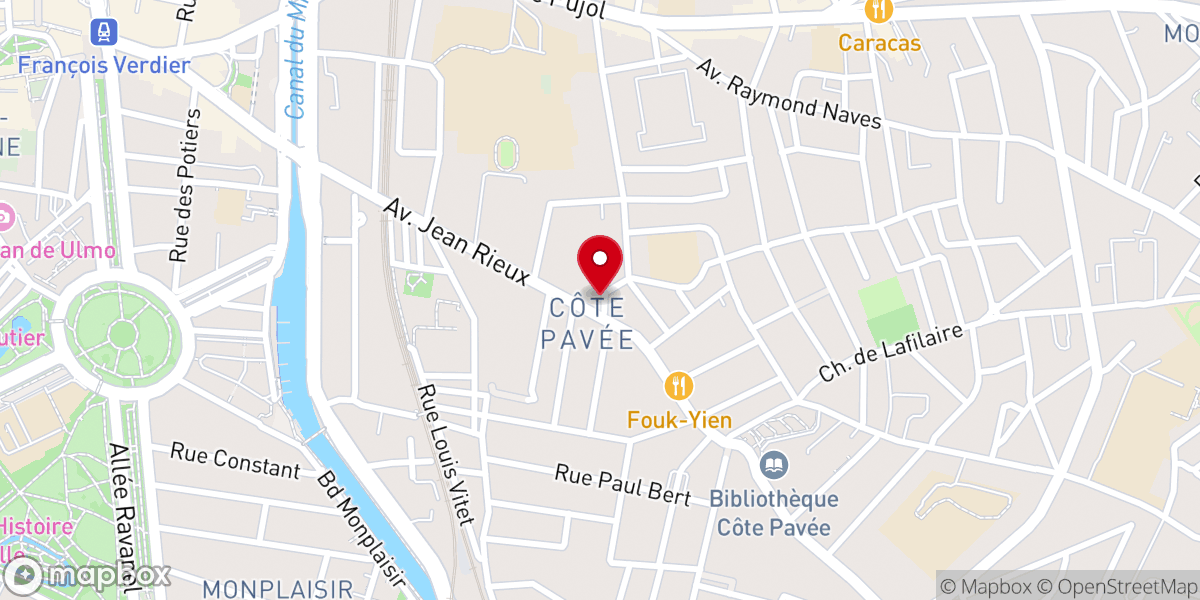 Map showing location of Congrégation Notre Dame du Cénacle (Congregation)