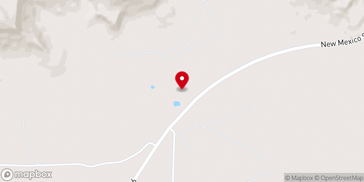 Map showing location of Church Rock Mine