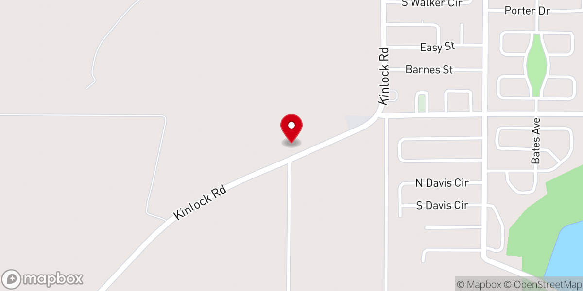 Map showing location of Friendship Church