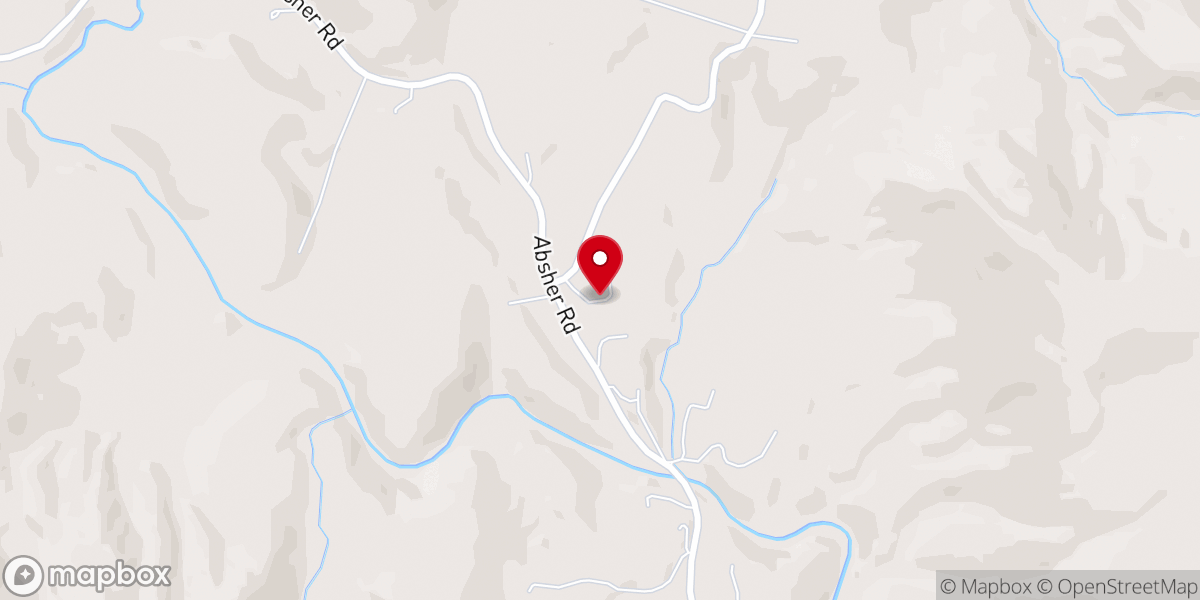 Map showing location of Piney Grove Church