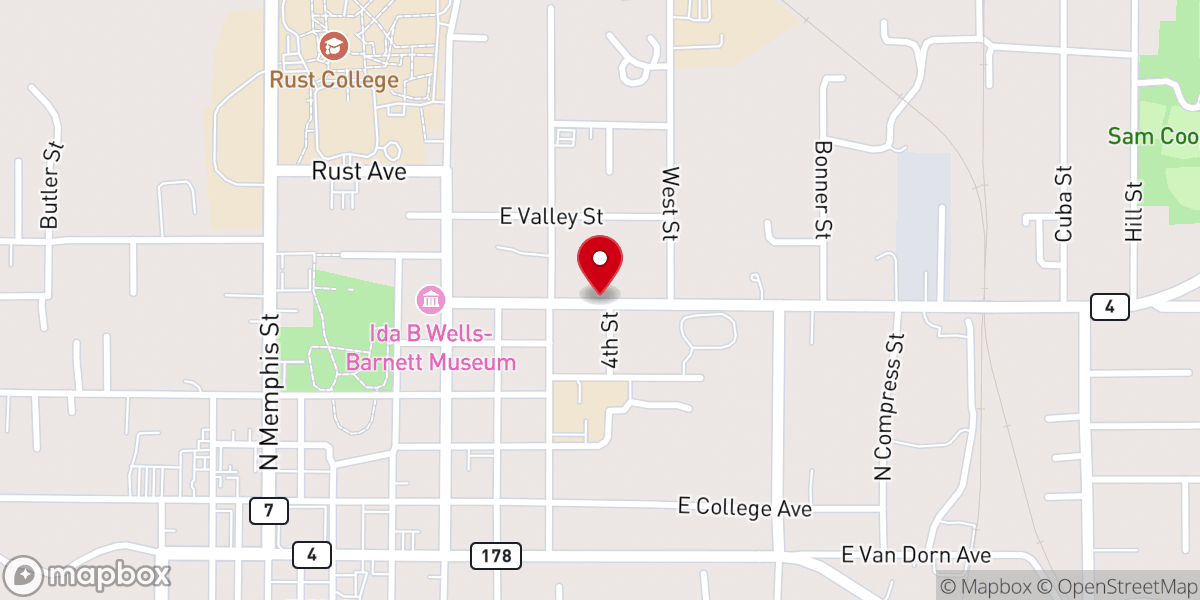 Map showing location of Apostolic Lighthouse United Pentecostal Church