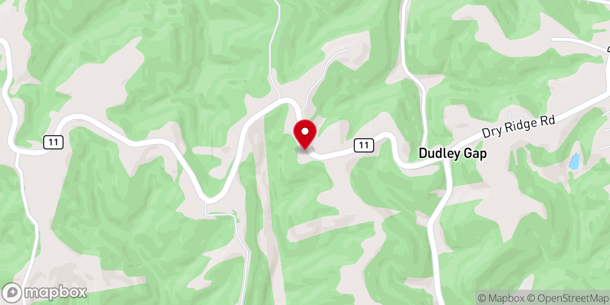 Map showing location of PLEASANT VIEW FELLOWSHIP HALL