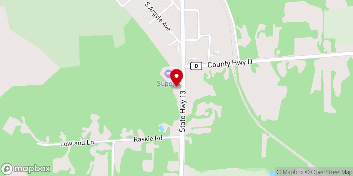 Map showing location of Hueckman Auction & Sales