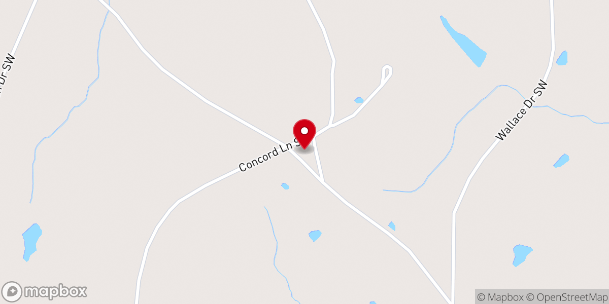 Map showing location of Bethel Church