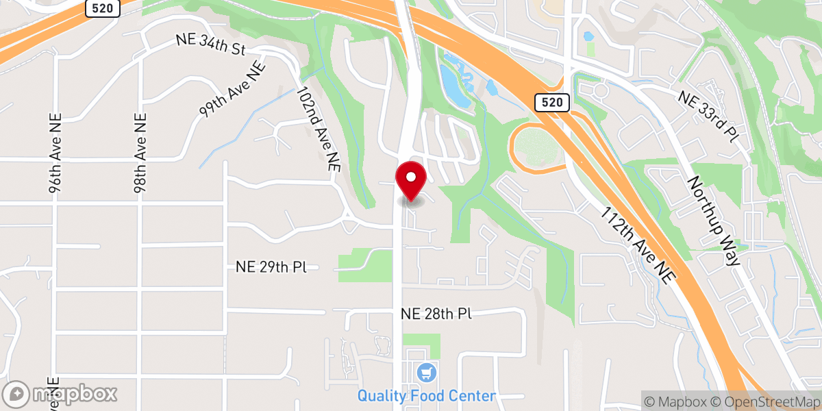 Map showing location of St Luke's Lutheran Church