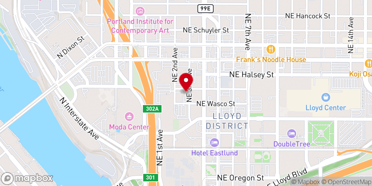 Map showing location of Rosary Center & Confraternity
