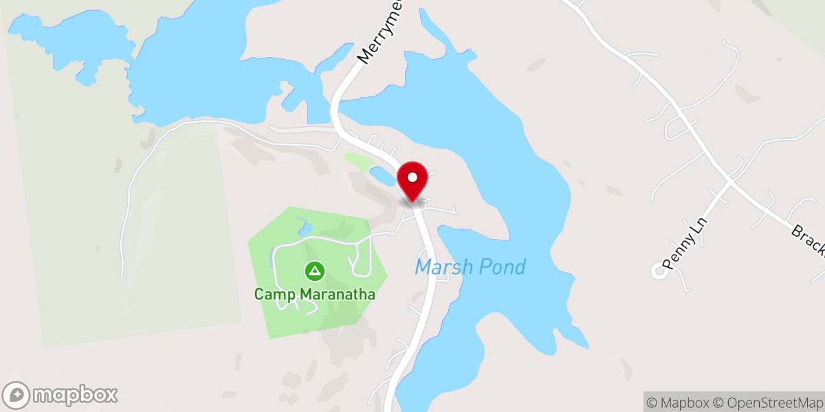Map showing location of Camp Maranatha