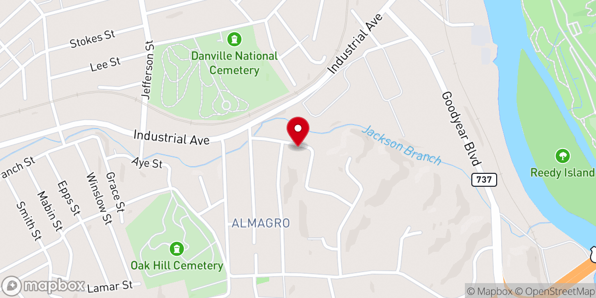 Map showing location of Bible Way World Wide Church
