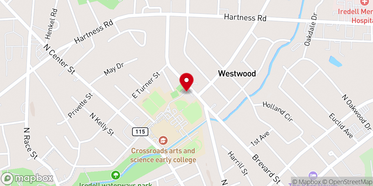 Map showing location of Bibleway Church Number 1