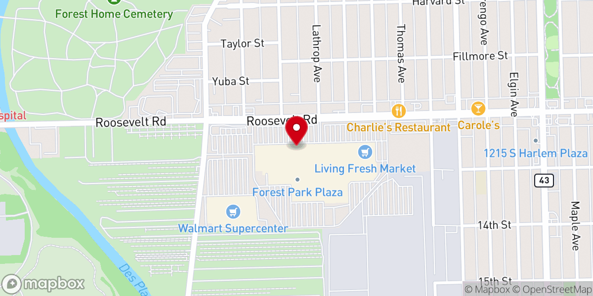 Map showing location of Bill Winston Ministries