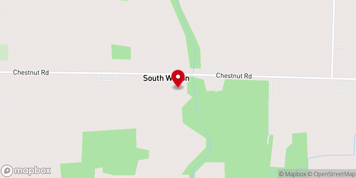 Map showing location of Binksberry Hollow
