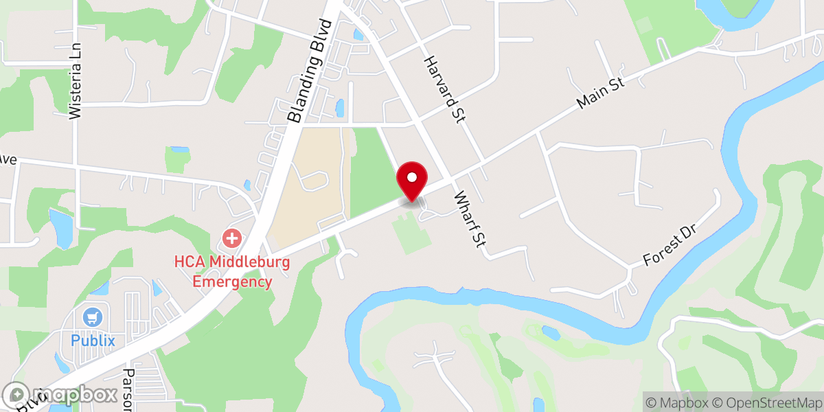 Map showing location of Black Creek Methodist Church