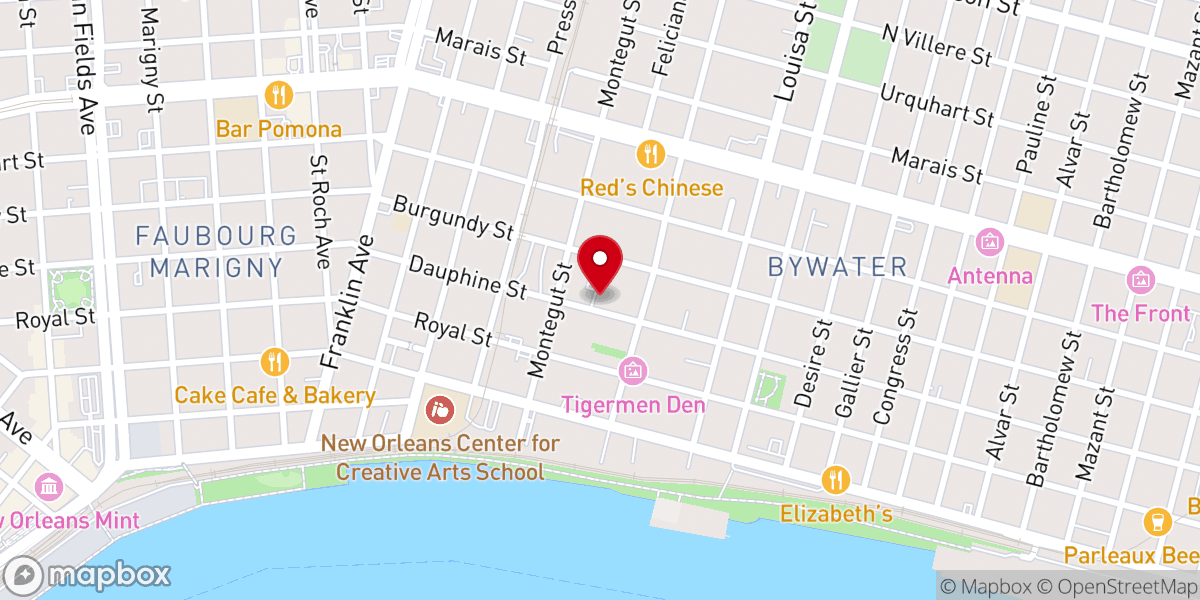 Map showing location of Blessed Seelos SVDP Conf
