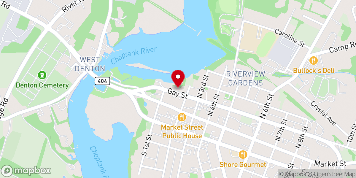 Map showing location of Blessing Box