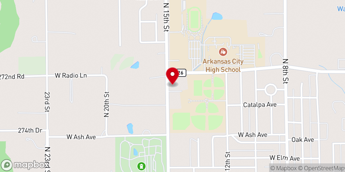 Map showing location of Blessing Heights Church of God