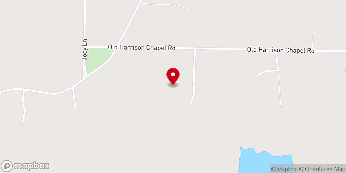Map showing location of Blessing Tree Farm