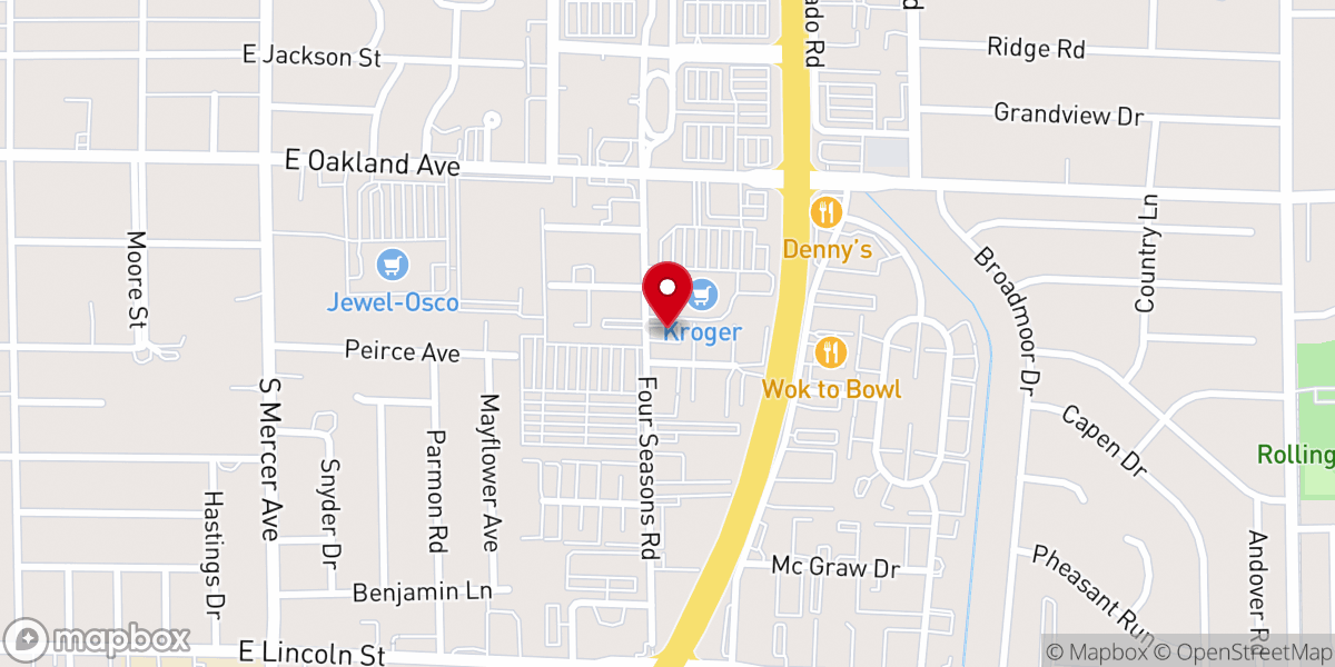 Map showing location of Bloom Fellowship
