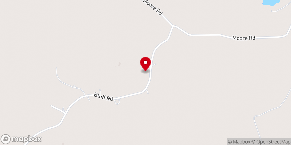 Map showing location of BLUFF ROAD CHURCH OF CHRIST