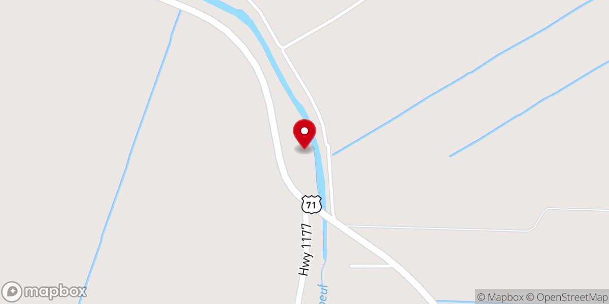 Map showing location of Booneville Memorial United Methodist Church