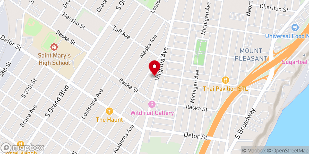 Map showing location of Bound for Heaven Ministries