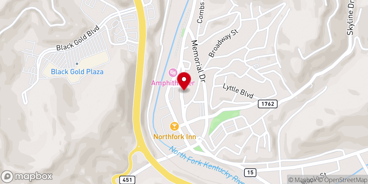 Map showing location of Bowman Memorial United Methodist