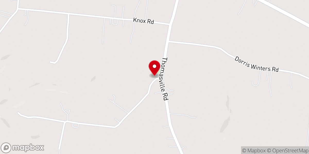 Map showing location of Brewer's Chapel United Methodist