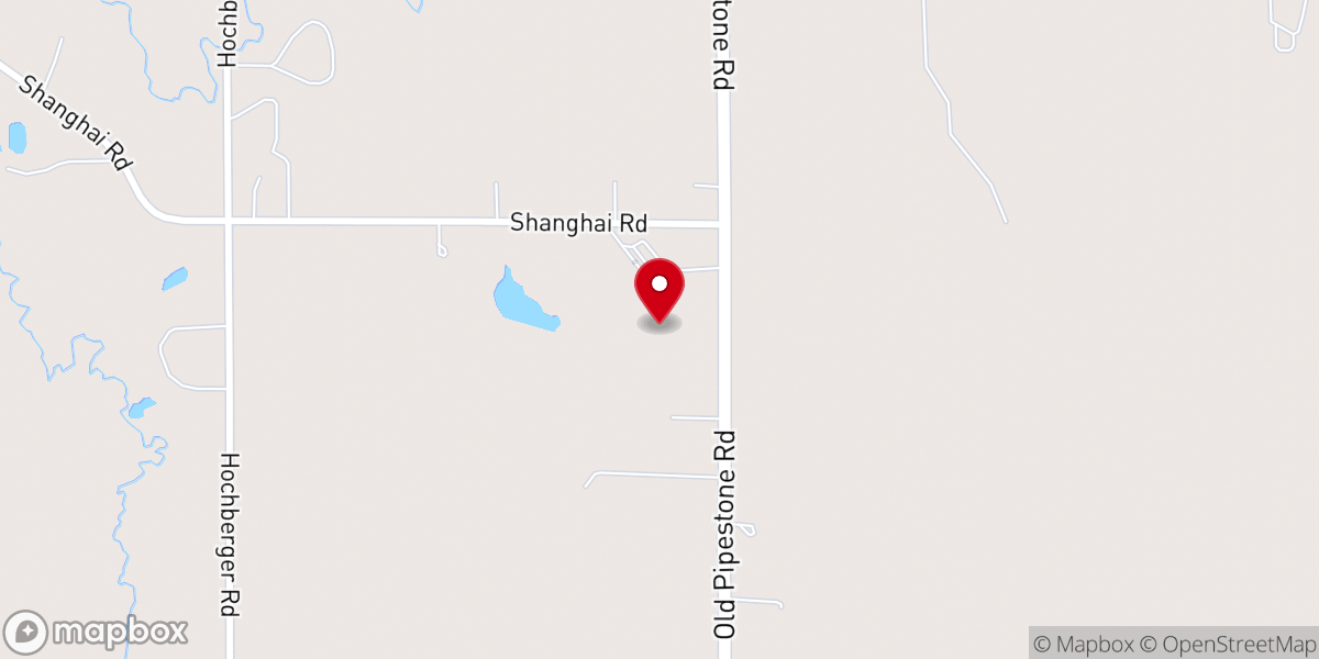 Map showing location of Bright Star Tabernacle