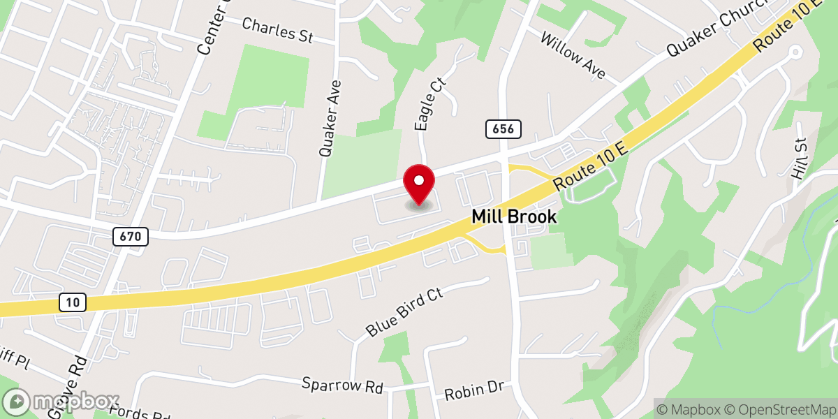 Map showing location of Brightview Randolph - Senior Independent Living, Assisted Living, Memory Care