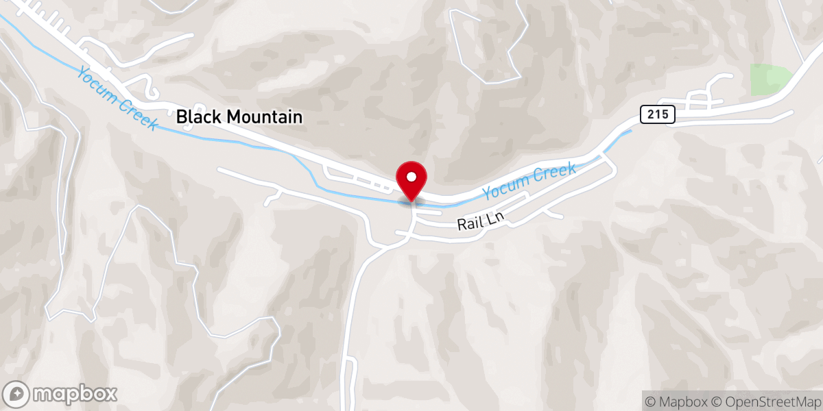 Map showing location of Brittain Creek Baptist Church