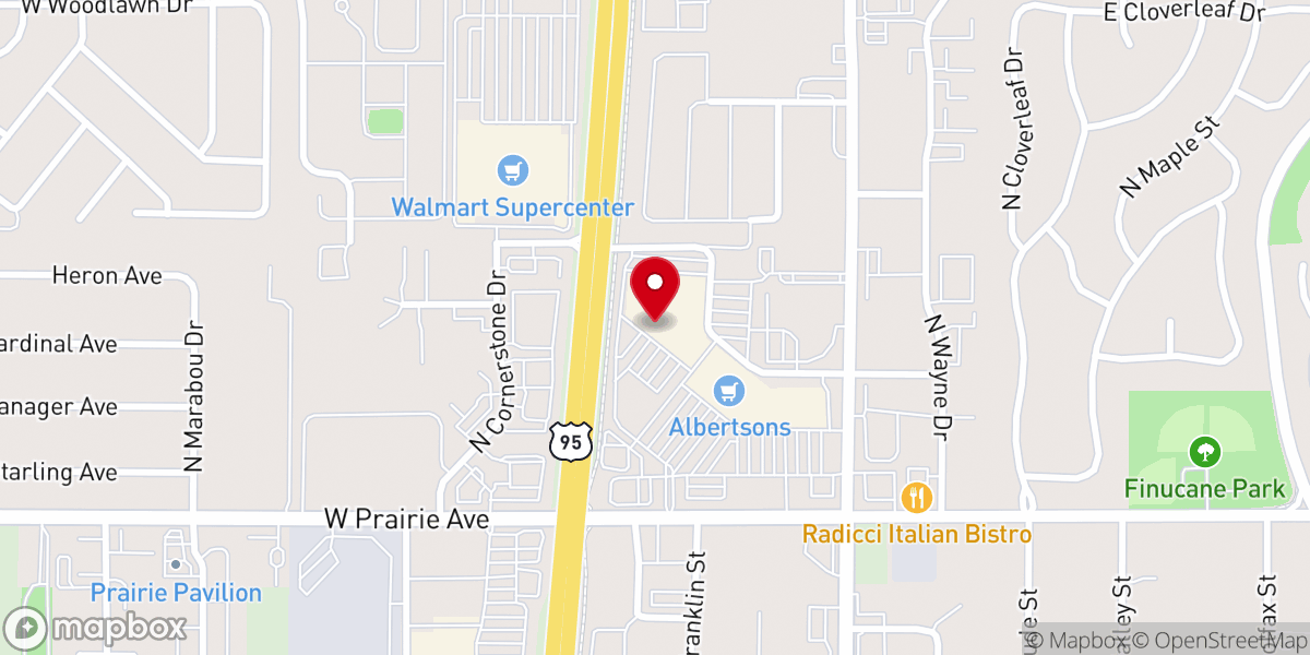 Map showing location of BrushFires Ministry, Inc.