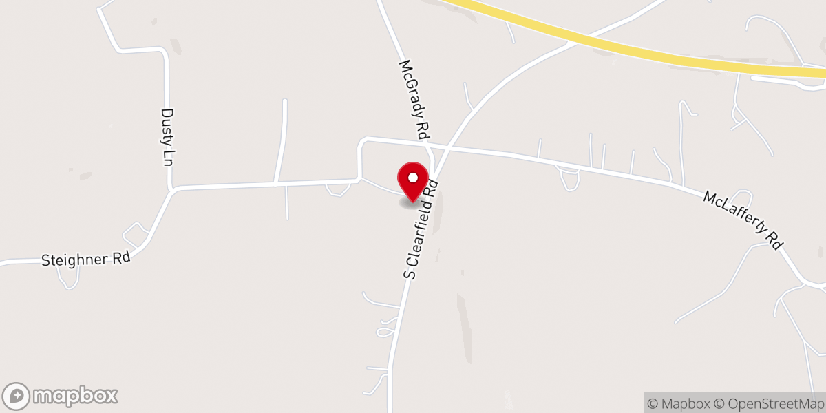 Map showing location of Bulletin