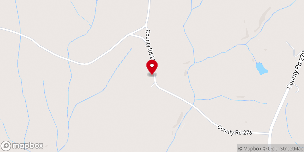 Map showing location of Burrell Chapel AME Church