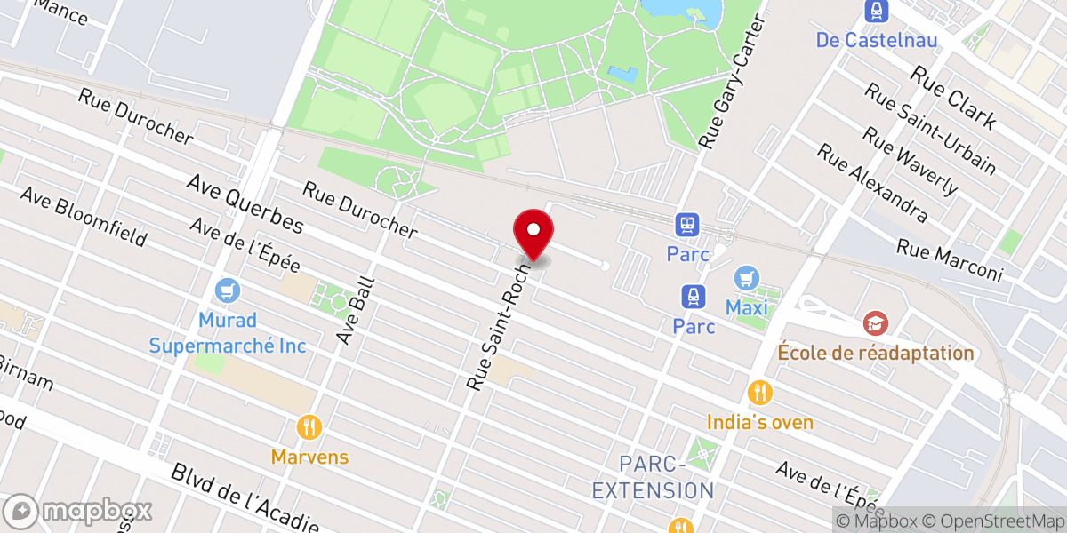 Map showing location of Gurdwara Guru Nanak Darbar Park Extension
