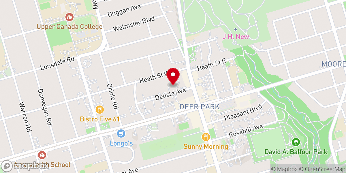 Map showing location of Calvin Presbyterian Church