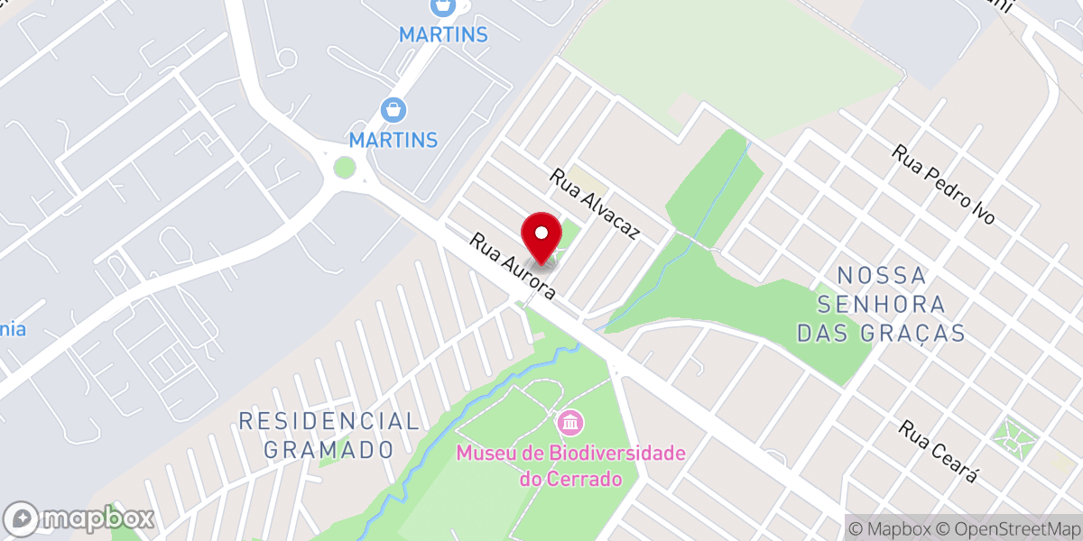 Map showing location of Paróquia Sagrada Família
