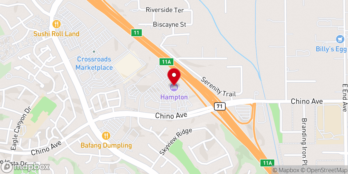 Map showing location of Praise Christian Center