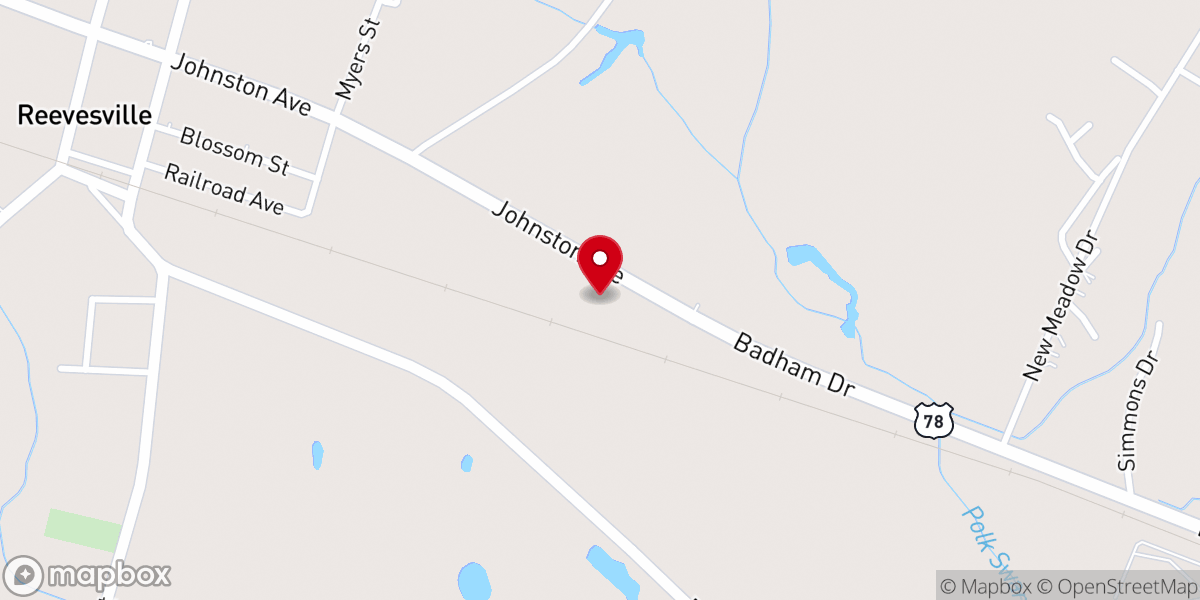 Map showing location of Bethel Word Outreach Ministries
