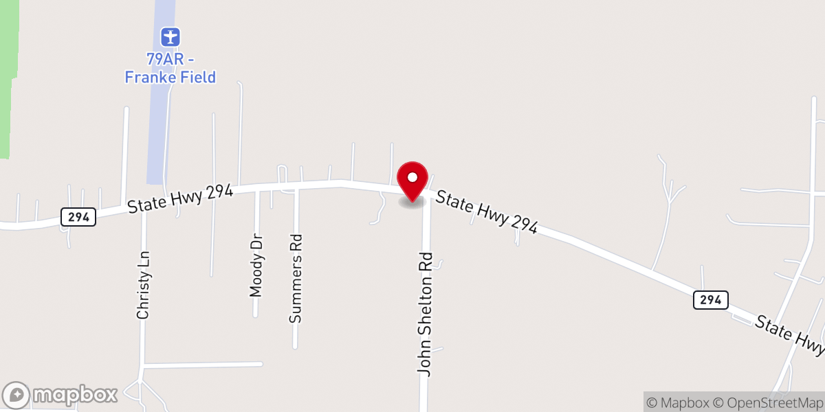 Map showing location of Southbend United Methodist Church