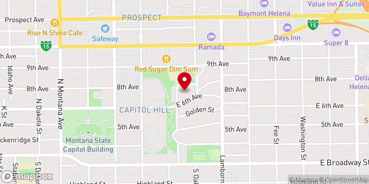 Map showing location of Christ's Church