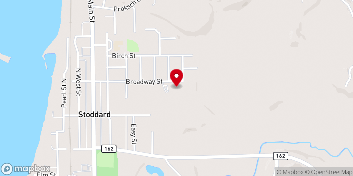 Map showing location of Stoddard Community Methodist Church