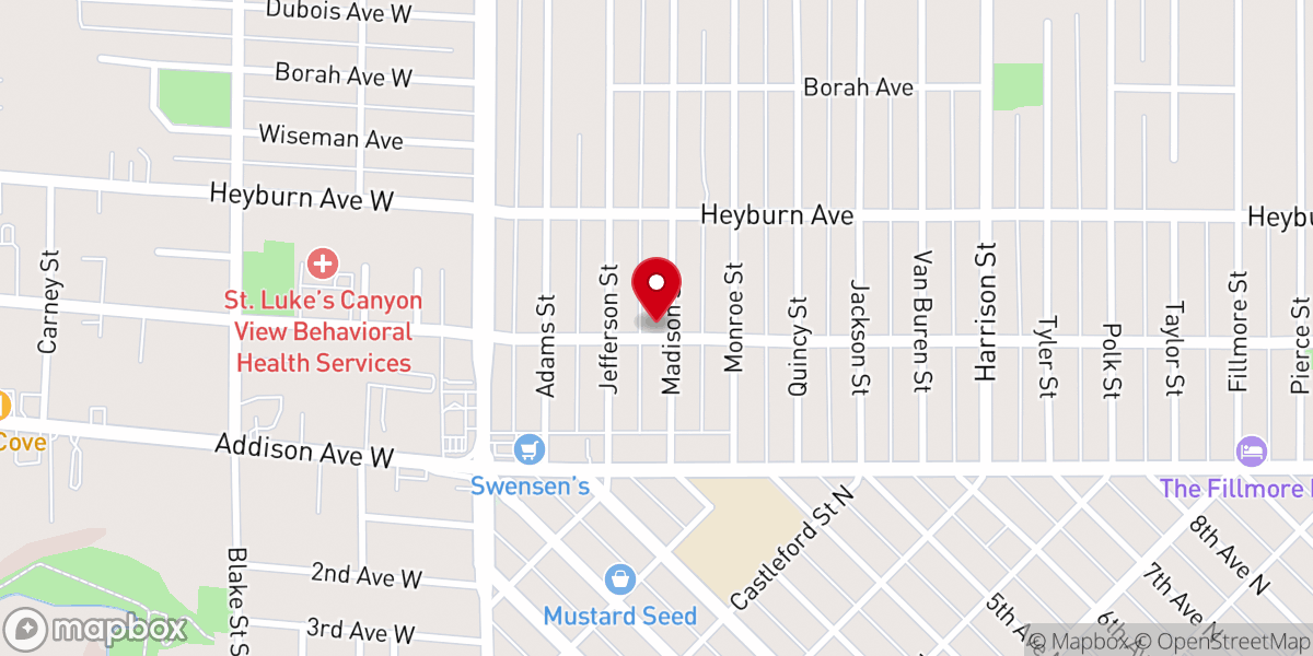 Map showing location of Wesleyan Holiness Church