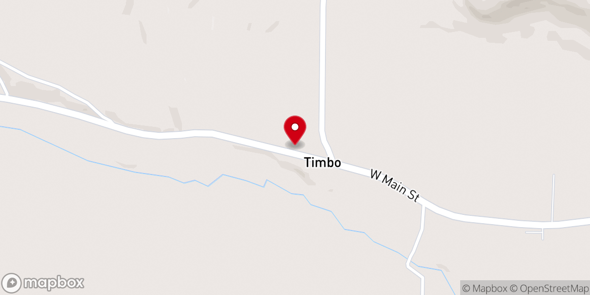Map showing location of Timbo Landmark Missionary Baptist Church