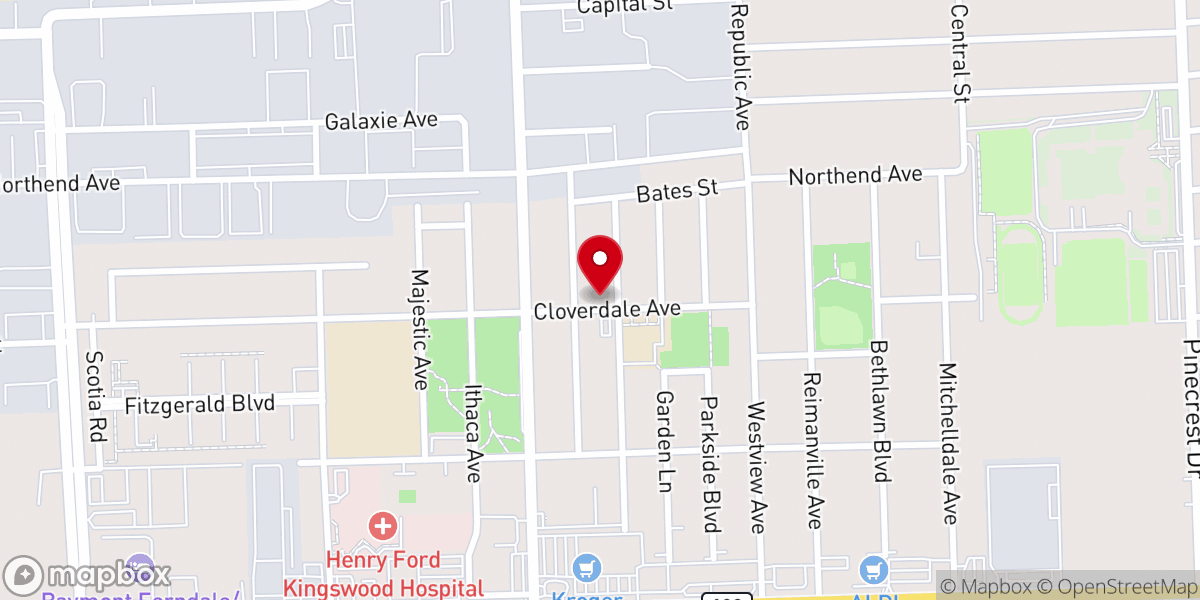 Map showing location of God's Grace Mssnry Baptist Church