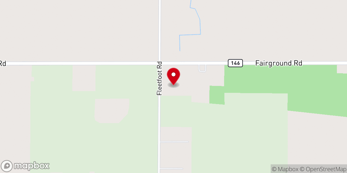 Map showing location of Aletheia Christian Church