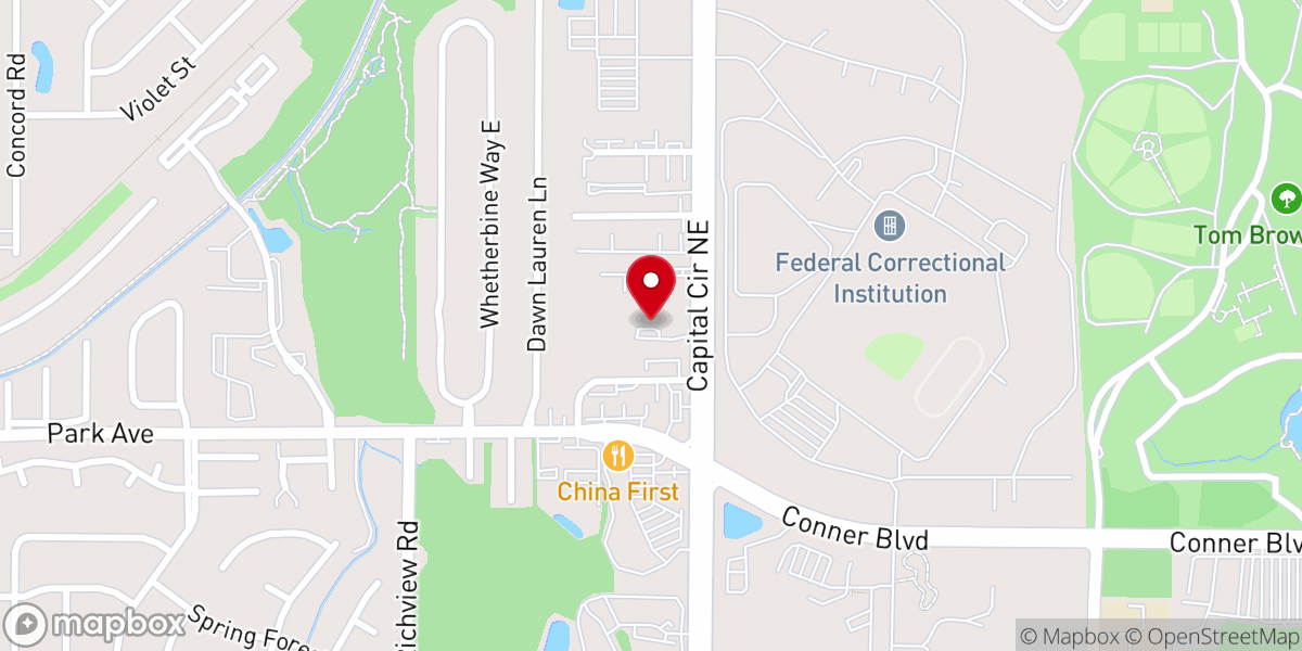 Map showing location of Tallahassee First Seventh-day Adventist Church