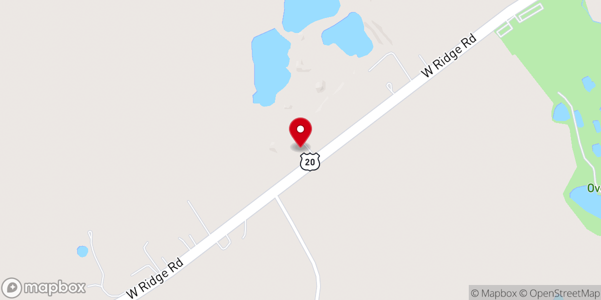 Map showing location of Berean Baptist Church